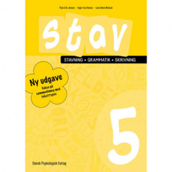 STAV 5 - Stavning, grammatik, skrivning 5. klasse: Elevens bog, 6. udgave (pakke med 5 hæfter)