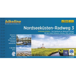 Nordseeküsten-Radweg 3: Schleswig-Holstein. Von Hamburg zur dänischen Grenze. Mit den Inseln Pellworm, Amrum, Föhr, Sylt