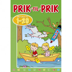 Prik til prik med tallene fra 1-20 (Kano)