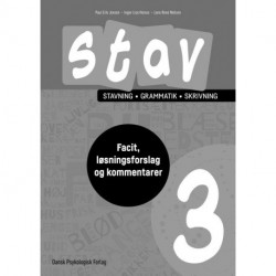 STAV 3 - Facit, løsningsforslag og didaktiske overvejelser: 6. udgave