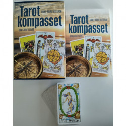 Tarotkompasset SÆT (DK bog + ENG kort): - Din Guide til Livet