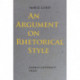 An Argument on Rhetorical Style