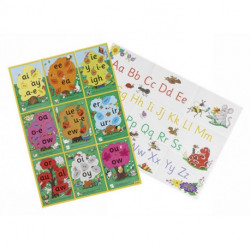 Jolly Phonics Alternative Spelling & Alphabet Posters: In Print Letters (American English edition)