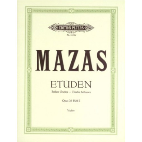 Studies Op. 36 for Violin, Vol. 2: Etudes brillantes