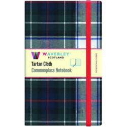 Dress Mackenzie Large Tartan Notebook: 21 x 13cm: - Waverley Scotland Tartan Cloth Commonplace Notebook/Journal