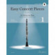 Easy Concert Pieces: 25 Pieces from 4 Centuries. Vol. 1. clarinet and piano.