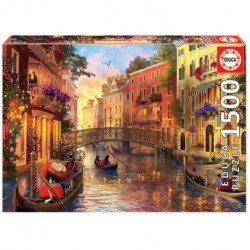 Sunset in Venice 1500pc Jigsaw Puzzle