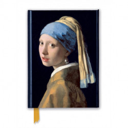 Johannes Vermeer: Girl with a Pearl Earring (Foiled Journal)