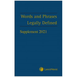 Words and Phrases Legally Defined 2021 Supplement