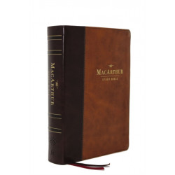 The ESV, MacArthur Study Bible, 2nd Edition, Leathersoft, Brown, Thumb Indexed: Unleashing God's Truth One Verse at a Time