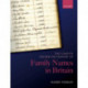 The Concise Oxford Dictionary of Family Names in Britain