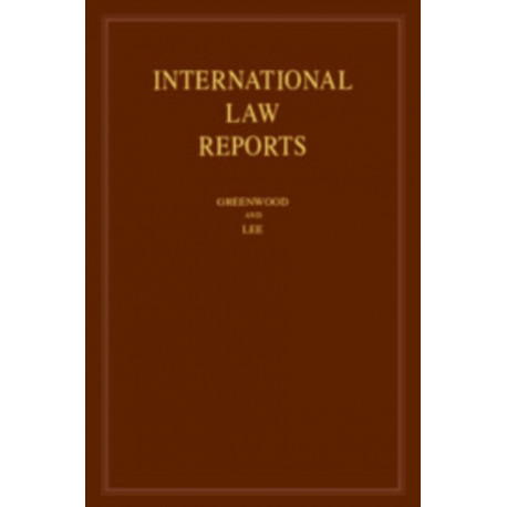 International Law Reports: Volume 197