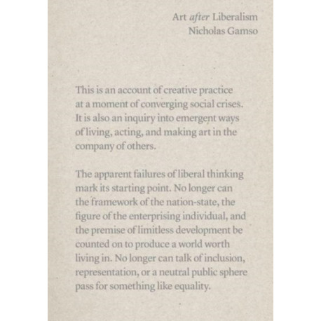 Art after Liberalism