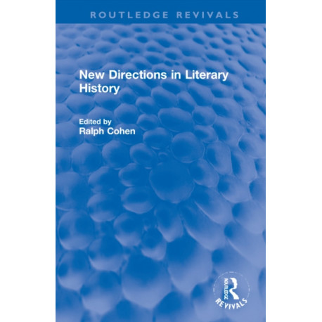 New Directions in Literary History