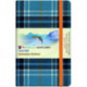 The Blue Loch Tartan: Pocket: 14 x 9cm - Waverley Scotland Tartan Cloth Commonplace Notebook/Journal