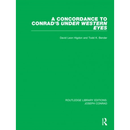 A Concordance to Conrad's Under Western Eyes