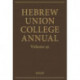 Hebrew Union College Annual Volume 91