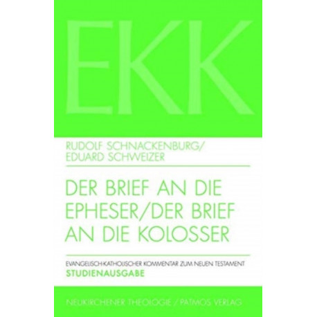 Evangelisch-Katholischer Kommentar zum Neuen Testament (Koproduktion mit Patmos): - Studienausgabe