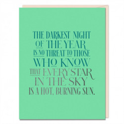 6-Pack  Elizabeth Gilbert for Em & Friends The Darkest Night Card