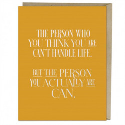 6-Pack  Elizabeth Gilbert for Em & Friends The Person You Actually Are Card