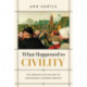 What Happened to Civility: The Promise and Failure of Montaigne's Modern Project