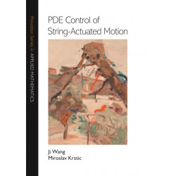 PDE Control of String-Actuated Motion