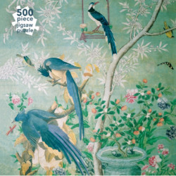 Adult Jigsaw Puzzle John James Audubon: Magpie Jays (500 pieces): 500-Piece Jigsaw Puzzles