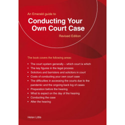 An Emerald Guide to Conducting Your Own Court Case