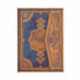 Safavid Indigo (Safavid Binding Art) Midi Lined Hardcover Journal: Hardcover, 120 gsm, ribbon marker, memento pouch, wrap closure