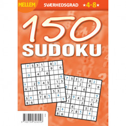 Sudoku 150: Sværhedsgrad: MELLEM