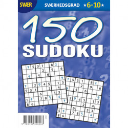 Sudoku 150: Sværhedsgrad: SVÆR