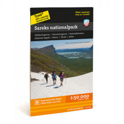 Sareks nationalpark 1:50.000