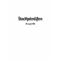 Stockholmlisten: 28 marts 1945