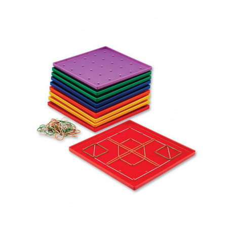 Sømbræt 5x5, 10 stk.