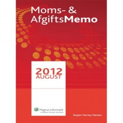 Moms- & AfgiftsMemo (August 2012)