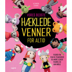 Vores bedste hæklede venner for altid: Figurer fra film og tegneserier og andre elskede figurer du kan hækle