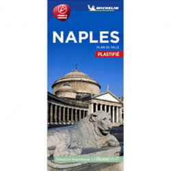 Naples - Napoli Street Map Laminated