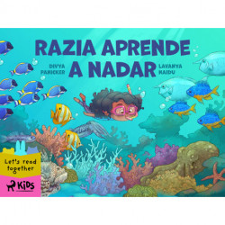 Razia aprende a nadar