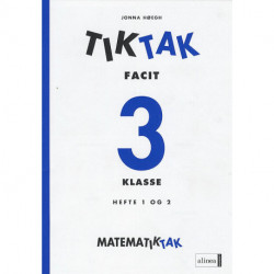 Matematik-Tak 3.kl. Tik-tak-, Facit