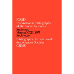 IBSS: Sociology: 1973 Vol 23