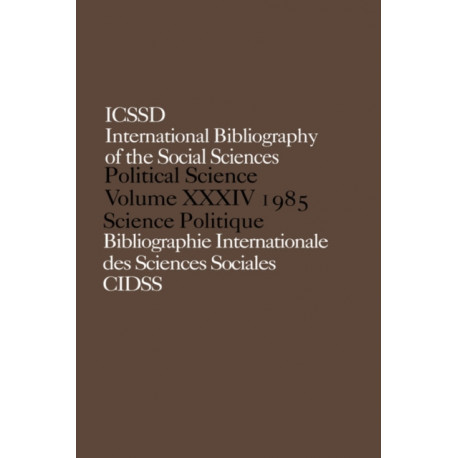 IBSS: Political Science: 1985 Volume 34