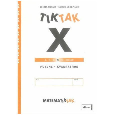 Matematik-Tak 9. kl. X-serien, Potens og rod