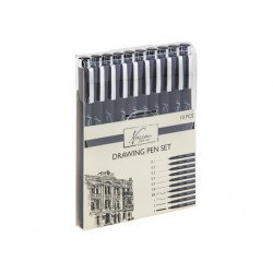 Fineliners pennesæt, 10 stk