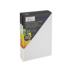 Lærred 13 x 18 cm - 100% bomuld: pakke med 2 stk