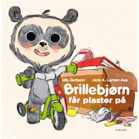 Brillebjørn får plaster på