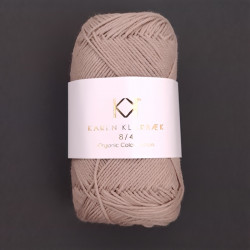 8/4 Mellem Latte - KK Color Cotton økologisk bomuldsgarn fra Karen Klarbæk