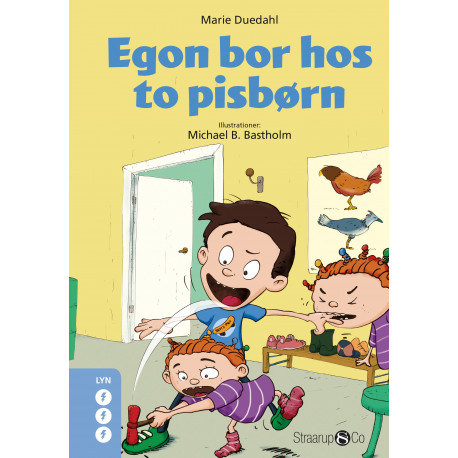 Egon bor hos to pisbørn