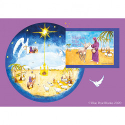 Marias lille æsel (Sæt med bog og lågekalender): (Trykt i Danmark - bæredygtigt og miljøvenilgt)