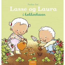 Lasse og Laura i køkkenhaven
