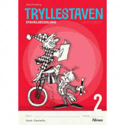 Tryllestaven Læsekursus 2. Stavelsesdeling, 5 stk.